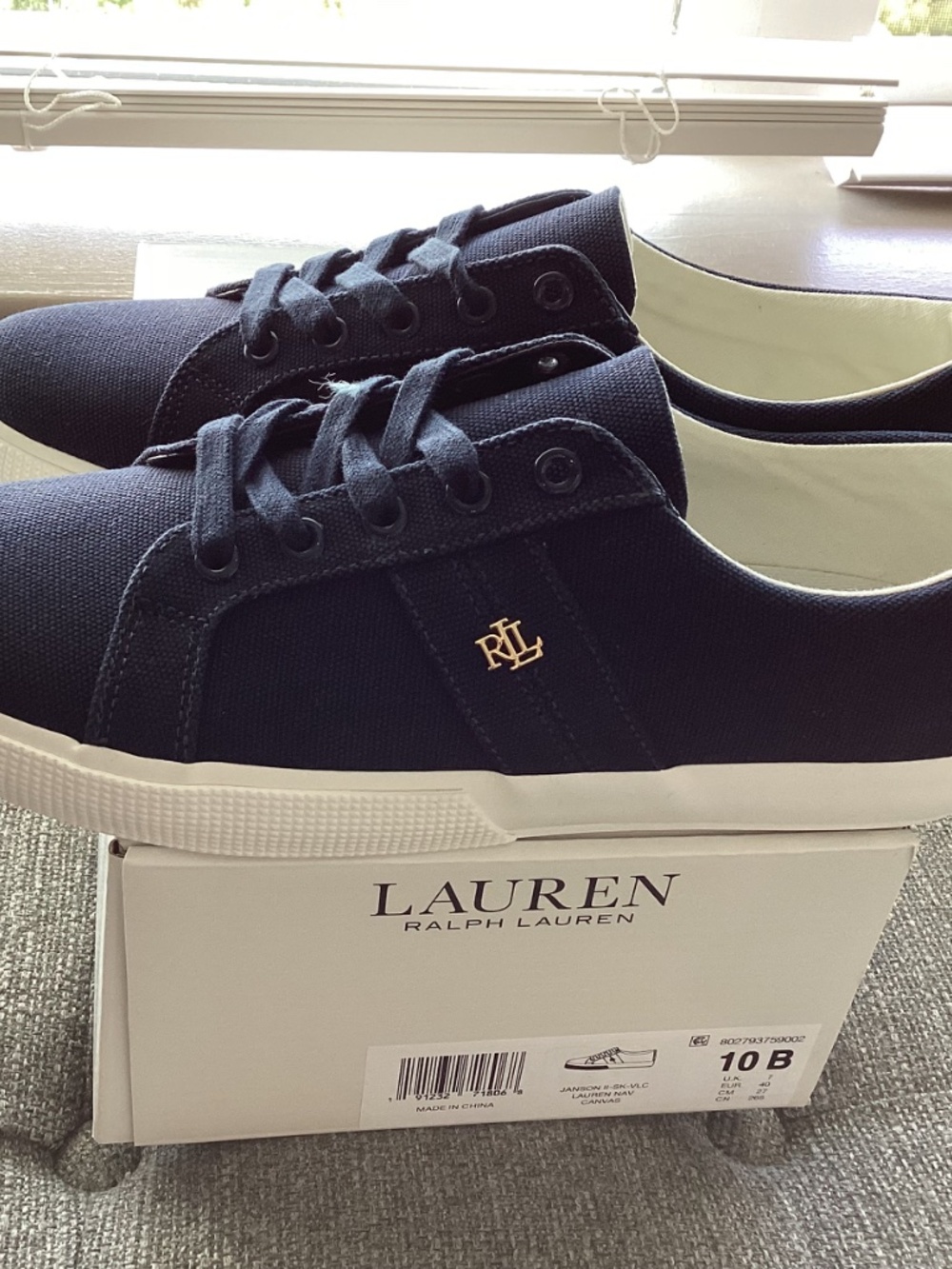 Lauren Ralph Lauren Women's Janson II Lace-Up Sneakers - Picture 9 of 16